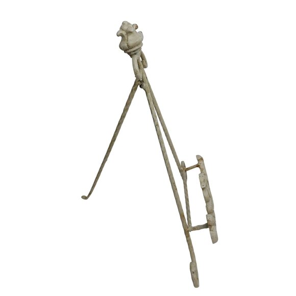 Vintage Metal Ornate Easel Book Bible Art Stand 13" Tall - Picture 7 of 10